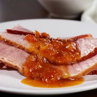Ham glazed with Pineapple and Hawaii Balsamics Pineapple Balsamic